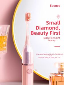 Ebonee | Đầu Đánh Răng Điện Thông Minh Nhắc Nhở Tự Động Sạc Không Dây 30 Cấp Độ Chống Nước