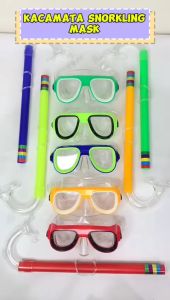 Kacamata Selam Diving Anak Masker Alat snorkling menyelam Snorkel untuk Anak Laki Laki dan Perempuan