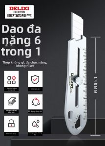 DELIXI Electric | Dao Cắt Giấy Dán Tường Đa Năng Chất Liệu Thép Cứng