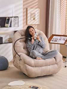 Electric Recliner Sofa Single Person Living Room Home Use Multi-Function Lie Chair Sleepable First Class Couch Chair Swivel