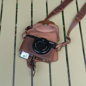 Leather Camera Case for RX100M6 M4 M3 M7 ZV1