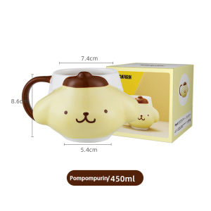 For Sanrio Ceramic Mugs 3D Relief Design Water Cups My Melody Cinnamoroll Coffee Milk Cups Home Breakfast Juice Mugs for Gifts