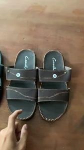 PROMO BELI 1 GRATIS 1 Sandal Kulit Japit Sendal Fashion Slop Pria Sandal Kulit High Quality