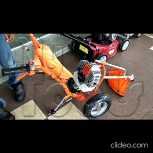 Mytools Ogawa 52cc/63cc Heavy Duty Air Wheeled Hand Push Lawn Mower Mover Brush Cutter Mesin Rumput