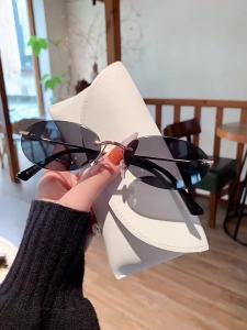 RUIYABO | Kính Mát Không Viền Oval Mặt Nhỏ Elegent