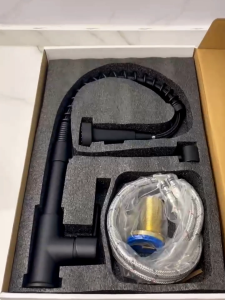 Baokemo Spring Kitchen Faucet with Pull Down Sprayer Stainless Steel Faucets for Kitchen Sinks with G1/2 inlet pipe Bathroom Pull Out Faucet - Lazada