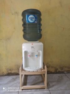Meja Rak Dispenser Galon Rak rice cooker mejikom Serbaguna Multifungsi Bahan Kayu Kokoh Magicom Rak Kayu  1 Susun