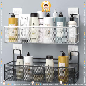 ตะแกรงวางในห้องน้ำ ชั้นวางของติดผนัง แบบเหล็กอย่างดี