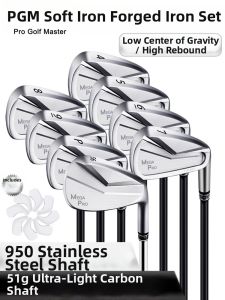 PGM GOLF | Mens Golf Iron Set Forged Soft Iron 7-Iron Sand Wedge Pitching