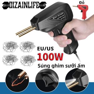 100W Hot Stapler Nhựa Máy Hàn Nhựa Bumper Hàn Sắt Nhà Để Xe Công Cụ Xe Bumper Công Cụ Sửa Chữa Bộ Dụng Cụ PVC Thợ Hàn Súng