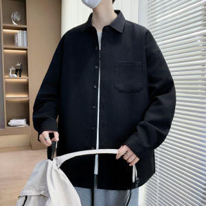 Áo Sơ Mi Nam Dài Tay Cotton Nguyên Chất Thời Trang Công Sở Cổ Bẻ Đa Năng Mùa Xuân Thu Phong Cách Công Sở Thường Ngày