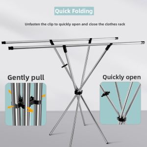 Foldable Chinese Style Drying Rack