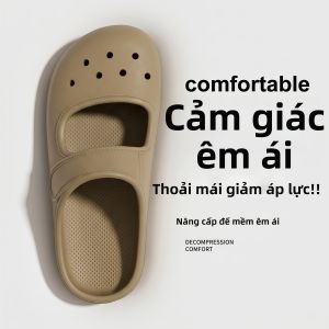 Dép Mary Jane Không Trượt Thoáng Mát Mùa Hè Giày Y Tế EVA