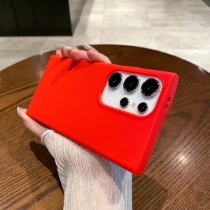 Matte Silicone Case For Samsung Galaxy S24 Ultra & S23 Ultra: Soft TPU Case Cover & Shockproof Protective Case Shell