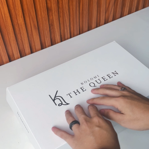 KQ Indonesia - Sepatu Flat shoes Kulit Wanita K-802 - Black