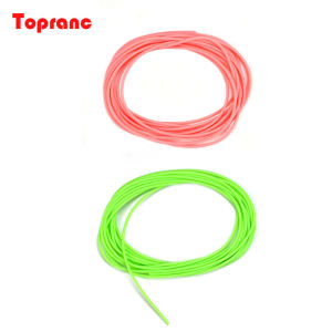 Topranc Fishing Night Luminous Silicone Tube Green&Pink Soft Silicone Fishing Sleeves Pesca Iscas FIsh Tackle Tools