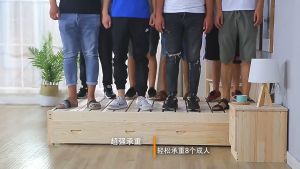 Solid Wood Bed 1.2/1.35/1.5/1.8M Household Twin Pine Wood Bed Modern Simple Economical Wood Bed Frame with Headboard Base Drawer Storag