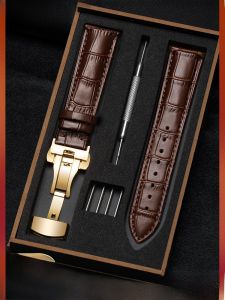SOALFANEY | Leather Strap with Butterfly Clasp for Men and Women