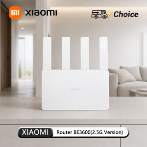 Xiaomi | NEW XIAOMI Router BE3600 WiFi7 2.4/5GHz Duan Bands 160Mhz 3570Mbps Mesh Networking Gaming Acceleration 2.5G Ethernet Port CN