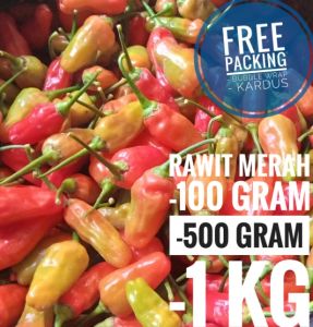cabai rawit merah 1 kg 100 gram 500 gram ori merah pedas murah terlaris