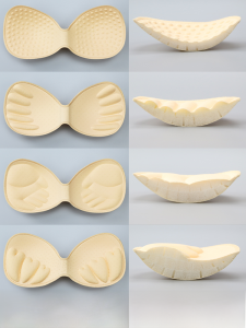 แผ่นเสริมหน้าอกแบบอเนกประสงค์แบบใส่ได้หลายชั้น แผ่นรองแบบสปอร์ต แผ่นรองแบบหนาสำหรับผู้หญิง แผ่นรองแบบซับในสีพื้น