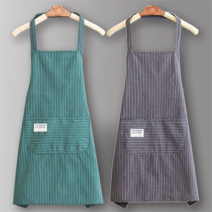XISHIDUO | Oil Resistant Cotton Korean Style Kitchen Apron