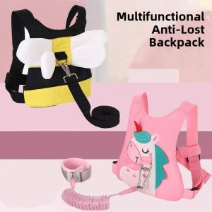 Child Safety Belt Traction Rope Backpack Baby Anti-Lost Parent-Child Sliding Rope Outdoor Essential Tool Baby Carrier