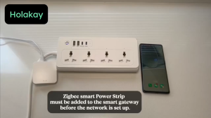 Tuya Zigbee 3.0 Power Strip Universal Smart Socke16A Work With Alexa/Google/SmartThings Support 4 Sockets+2USB+PD20W Fast Charging