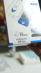 [Set iPhone 17] RAPAtech Phone Case ICE with Nano Clear Technology & Anti Reflective Screen Protector for iPhone 17 / 17 Air / 17 Pro / 17 Pro Max