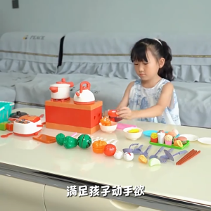 DREAMToy 84pcs Anak-anak Dapur Mainan Desktop Simulator Pendidikan Mainan Berpura-pura Mainan Gadis