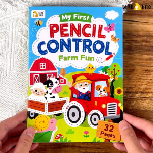 BEAR TALE Kids Activity Book Find The Differences / Pencil Control Game Book Early Learning Workbook