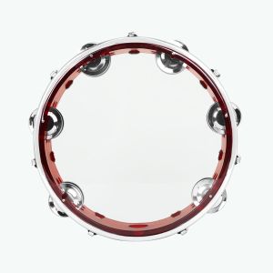 IRIN | 8 Inch Tambourine Hand Drum Handbell Drum Self-Tuning Double Row Tambourine Enlightenment Education Percussion Instrument