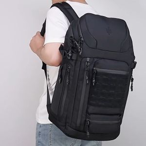 OZUKO 60L กระเป๋าเป้สะพายหลังแฟชั่นผู้ชายคุณภาพสูงและใหม่แล็ปท็อปขนาด15.6นิ้วป้องกันการโจรกรรมกระเป๋าสะพายเดินทางกลางแจ้งความจุขนาดใหญ่