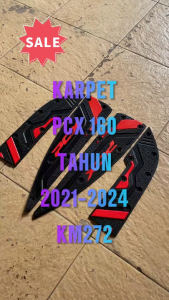 PIJAKAN MOTOR HONDA PCX 160 ABS/CBS TAHUN 2021 - 2024 | KARPET PCX 160 | ALAS KAKI PCX 160
