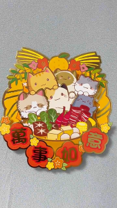 3D Pop Ups Wall Hanging Decorations. Cute Chinese New Year 2025. Year of the Snake.