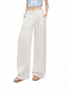 Unifree | High Waist Straight Leg Loose Lightweight Slimming Trousers