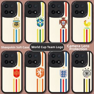 MOBAOKE | World Cup Emblem Scratch-resistant Phone Case Leather