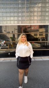 Quần Giả Váy Viền Túi Trắng Vải Thun Umi Hàn cao cấp Cá tính độc lạ