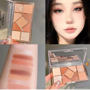 Bảng Phấn Mắt Acrylic Trong Suốt 9 Màu Với Nhũ Và Ánh Sáng Lung Linh Lâu Trôi Chống Nước Dụng Cụ Trang Điểm Mắt