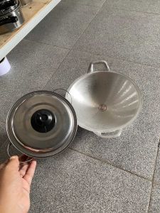 Paket hemat wajan+panci+serok dan Spatula Murah Cod