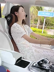 Memory Cotton Car Headrest Lumbar Support Shoulder Pillow Neck Cushion High Waist Backrest Pillow