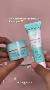 Paket Glowing Bebas Flek Hitam - Moreskin Clean & Glow - Erhsali Charcoal Soap - Wajah Glowing - Anti Flek Hitam - Sudah BPOM - Ken Herbal