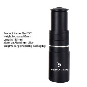 Mountain Bicycle 115/150/180/210mm Fork Stem Height Extender Aluminum Alloy Handlebar Rise Up Adapter