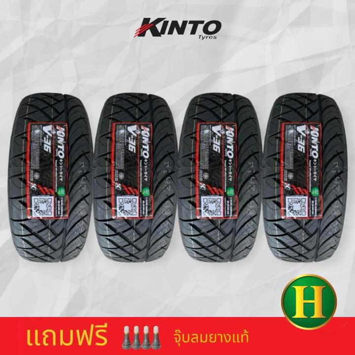 195/55R15 KINTO V36 ยางใหม่ปี 26🎏ราคาโปร4เส้น แถมจุ๊บลมยางแท้👍 มีรับ ...