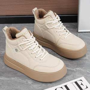 JIFANPAUL | High Shaft Snow Boots Thick Sole Warm Cotton Womens Shoes