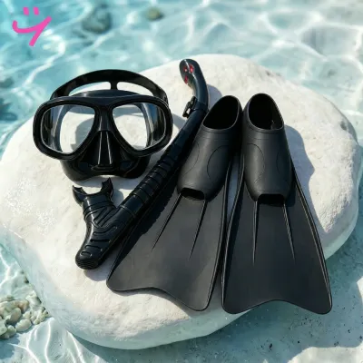 INRT | Kids Snorkeling Mask Dry Snorkel Set Myopia Adapted