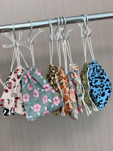 Small Cloth Bag Small Items Buggy Bag Travel Portable Canvas Drawstring Drawstring Pocket Dustproof Bag Bag Small Size