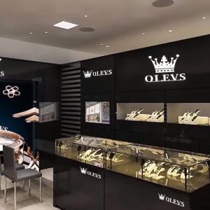 OLEVS | OLEVS 6607 Nam Cao Cấp Tự Động Chống Thấm Nước Đồng Hồ Cơ Khí Chuyển Động Dây Thép Không Gỉ Chống Sốc Đồng Hồ Đeo Tay