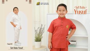 Setelan Koko Anak Laki Laki Muslim Terbaru Koko Yusuf Series By Hoofla Kids