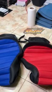 Sarung jok vario model caferacer pres timbul PNP bisa langsung pasang tanpa staples